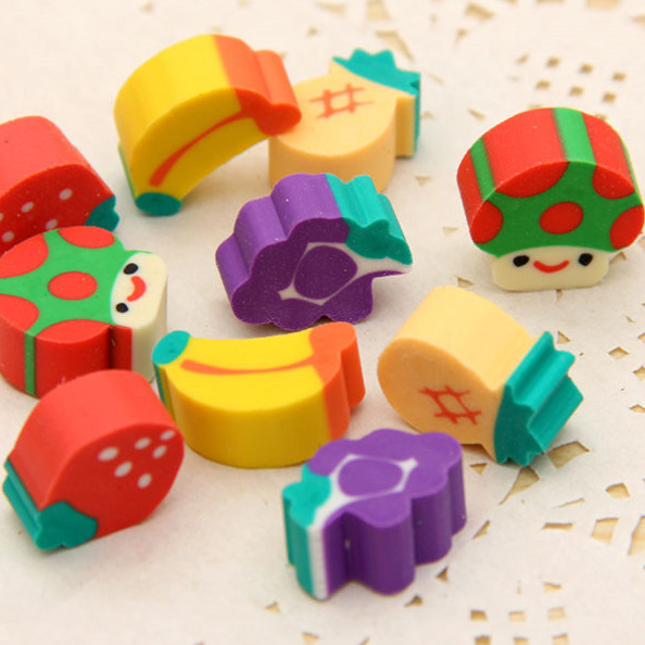 Мини ластик в форме мультфильмов оптовая продажа креативный ластик от производителя