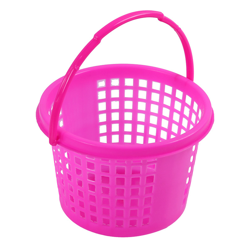 ebay Amazon Easter Egg Plastic Blue Cross-border Foreign Trade Hand Basket Holiday Decoration Basket