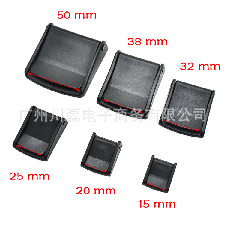 Пластиковая пряжка для строп, 15-50 мм, пружинная пряжка, регулируемая пряжка для ремня