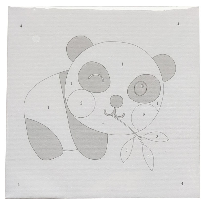 Children's digital oil painting diy hand-painted cartoon cartoon characters wholesale discount digital acrylic 20*20