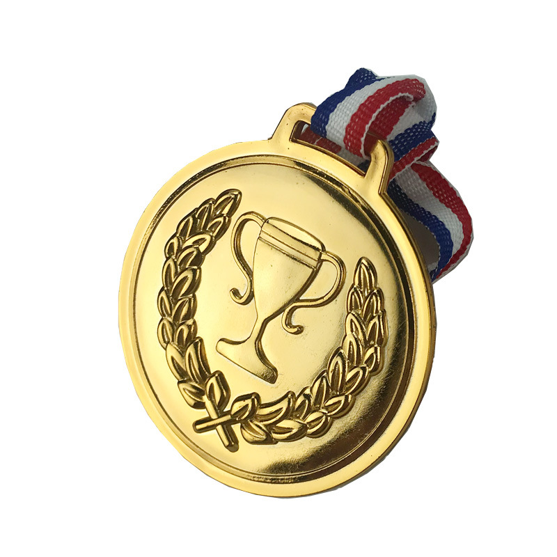 Cross-border Wholesale School Games Games Awards Commemorative Medal Pendant Gold Cup Medals Medals Commemorative Toys