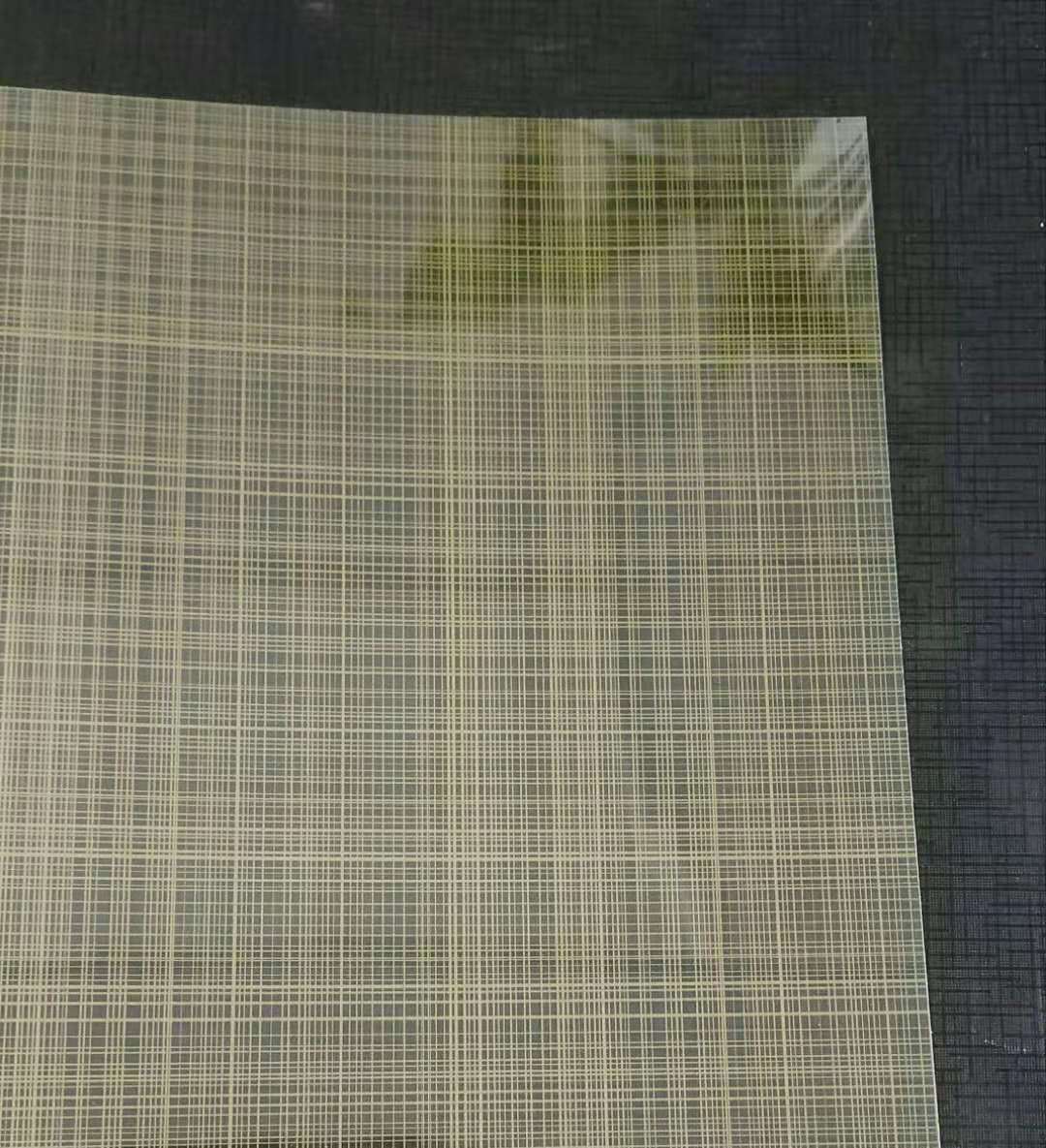 Gold Yarn Cloth Pattern Glass Film Transparent Glass Decorative Film Office Sliding Door Window Partition Film