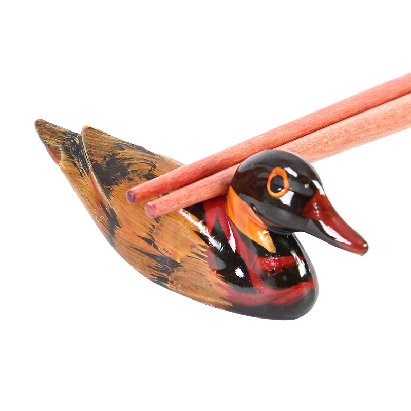 Creative Cute Animal Chopstick Rests, Mandarin Duck Chopstick Holders, Restaurant Hotel Little Duck Chopstick Pillows, Wholesale Decorative Chopstick Rests