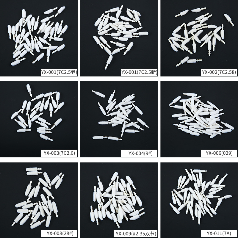 Disposable Lip Brush Head Beauty Makeup Lip Glaze Lipstick Lip Gloss Cotton Head Disposable Flocked Lip Brush Replacement Head