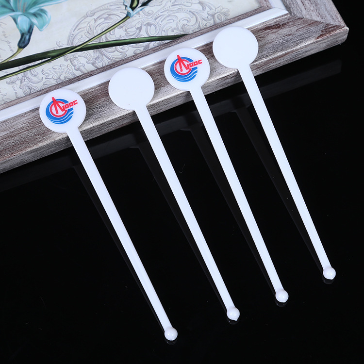 Disposable Plastic Stirring Sticks for Milk Tea, Coffee, Cocktail Sticks, Ktv Bar Mixing Sticks, Experimental Debugging Sticks, Printable