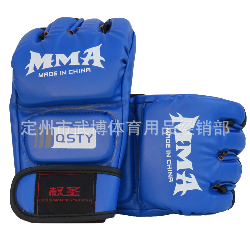 Half finger boxing gloves Sanda fighting UFC boxing gloves adult fighting training MMA boxing gloves wholesale