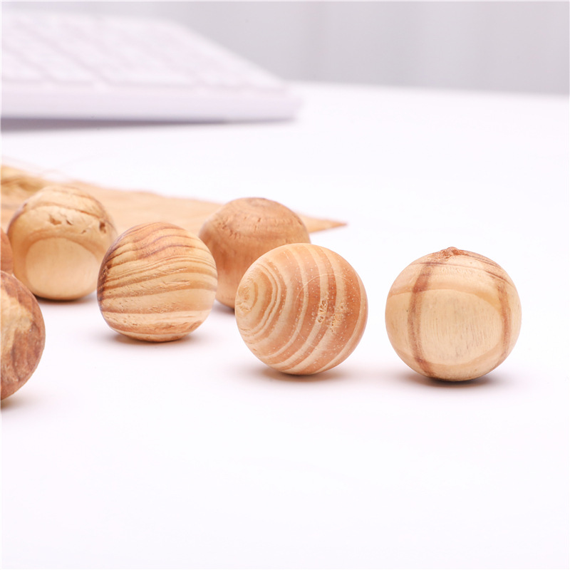 Wooden Blocks, Wooden Strips, Wardrobe Mothballs, Wooden Beads, Wooden Balls, 2 Yuan Store Daily Necessities, 10 Pieces, Wardrobe Deodorizing Balls