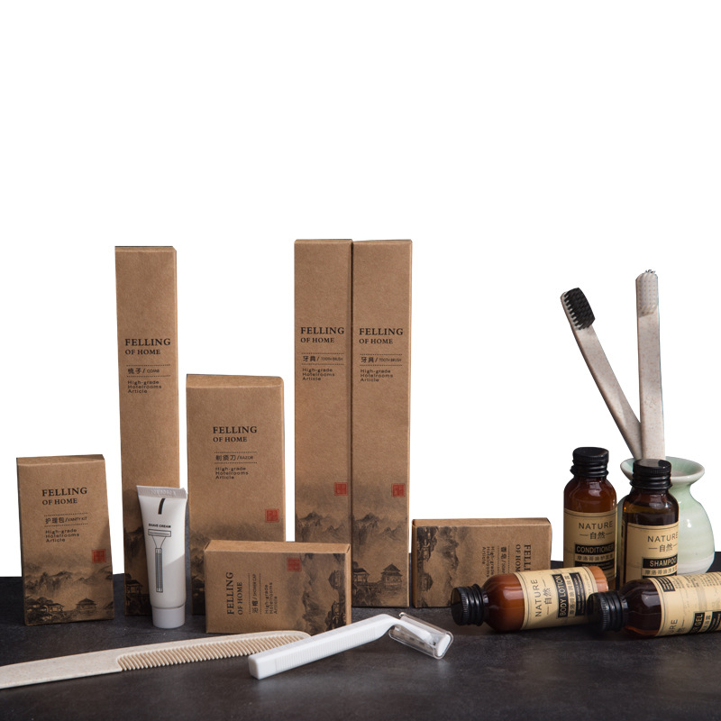 Factory Wholesale Disposable Toiletry Set B&B Hotel Travel Hotel Supplies Toothpaste Toothbrush Customization