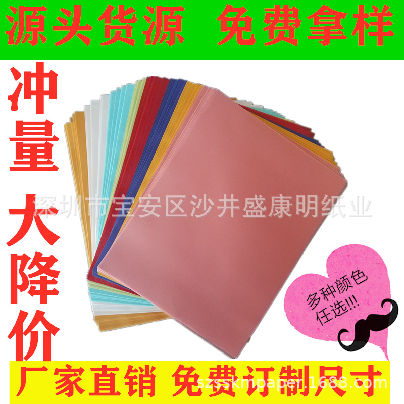 [Factory Supply] White Translucent Butter Paper Soft Light Paper Food Grade Sulfuric Acid Paper Project Copy Drawing