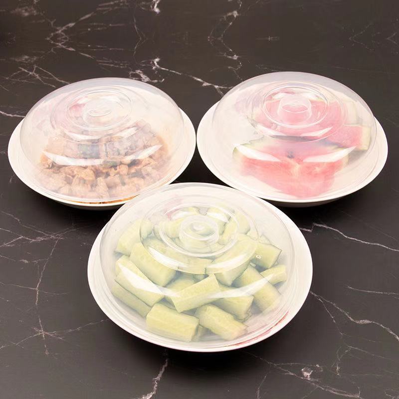 Microwave Oven Heating Lid Kitchen Supplies Rice Bowl Preservation Lid Plastic Bowl Lid Four Sizes in Stock Wholesale Sealed