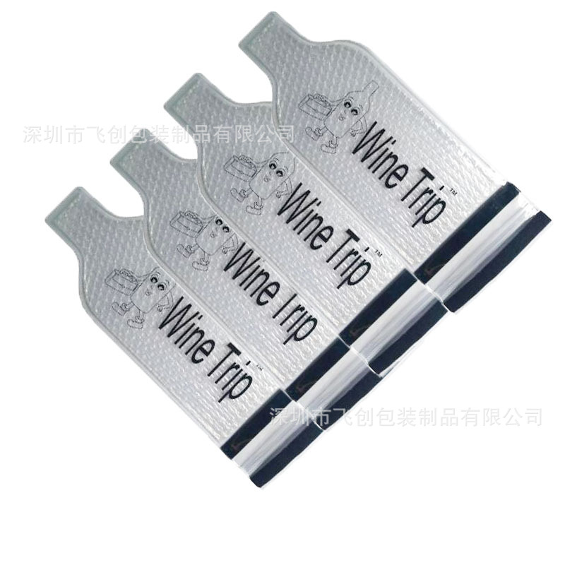 Защитный чехол для бутылки красного вина Factory 4/6, пузырьковая упаковка, дорожная сумка для красного вина, печать логотипа