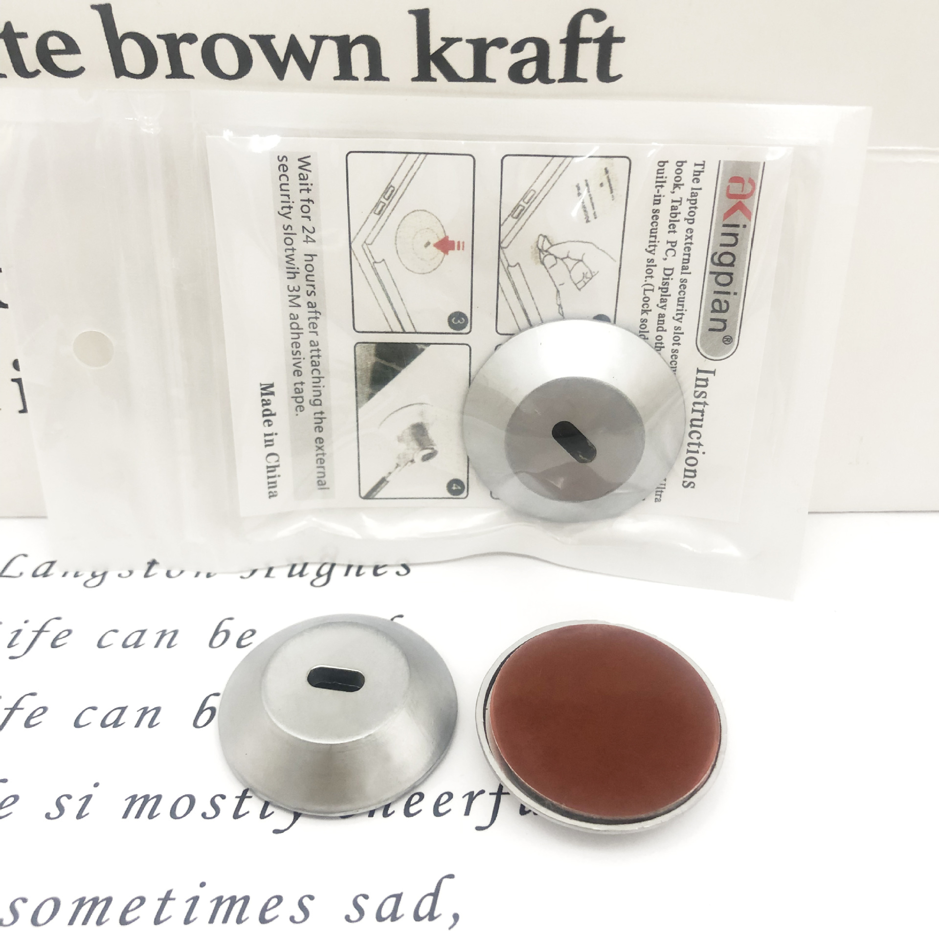 Universal Laptop Tablet anti-theft lock fixed base security anti-theft lock