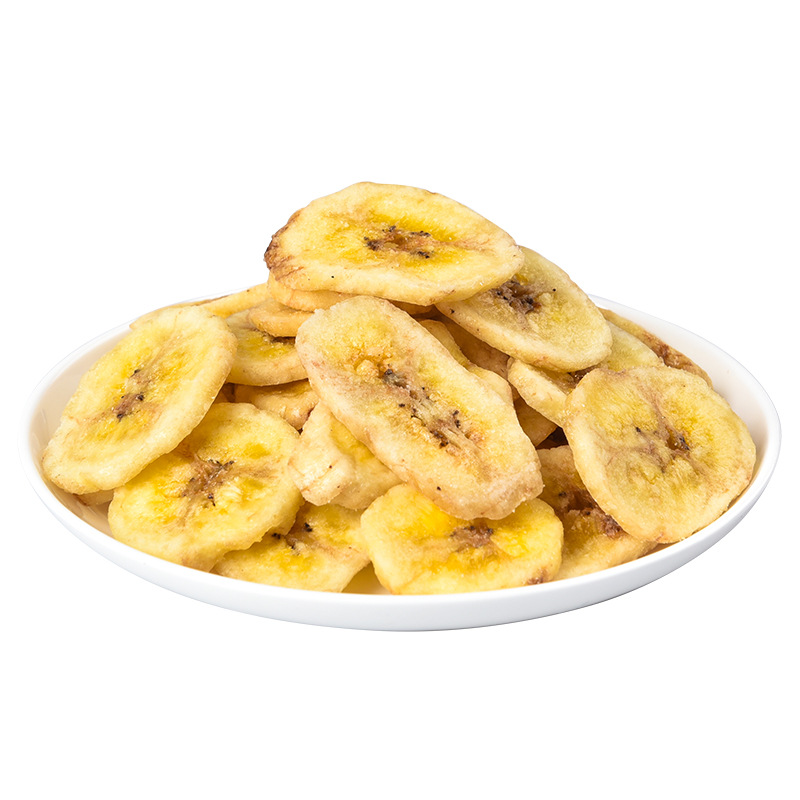 Dried banana 500g crispy banana dried chips Philippine dried banana slices imported dried fruit bulk affordable pack