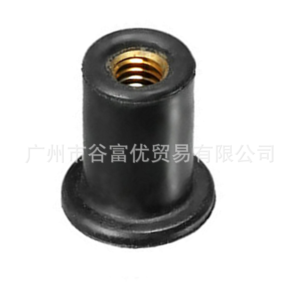 Motorcycle Modified Windshield Brass Rubber Nut Kayak Expansion Rubber Well Nut Rivet Fastener