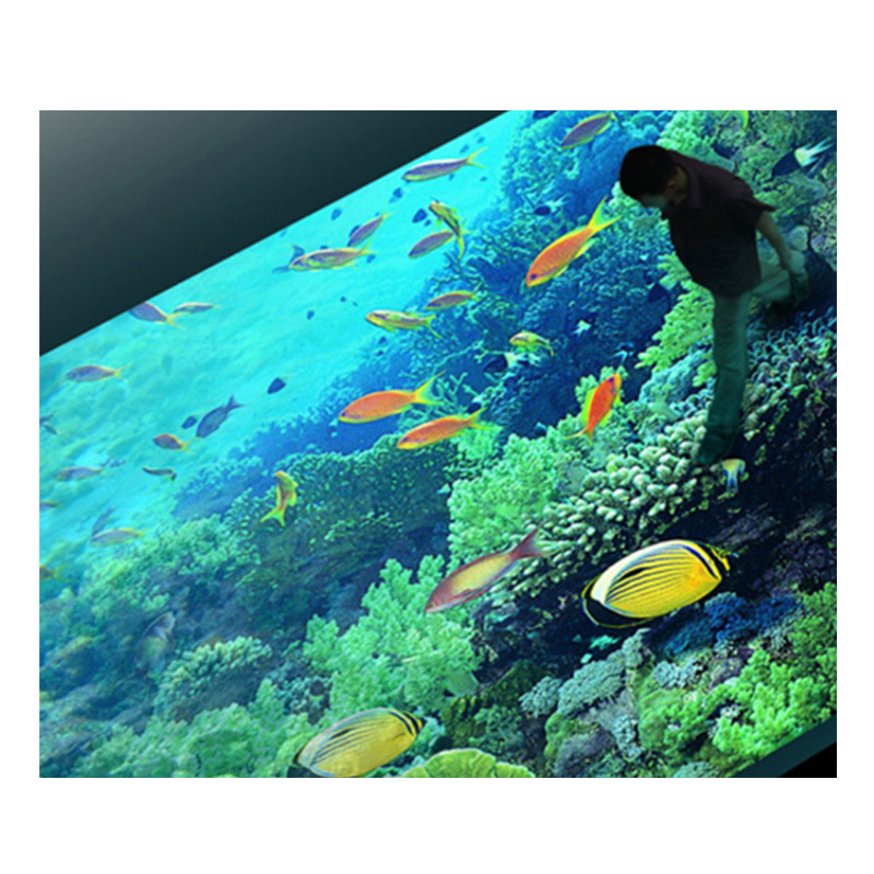 Ground Interactive Projection Multi-Channel Interactive Projection Fusion Software 3D Holographic Projection Ground Equipment