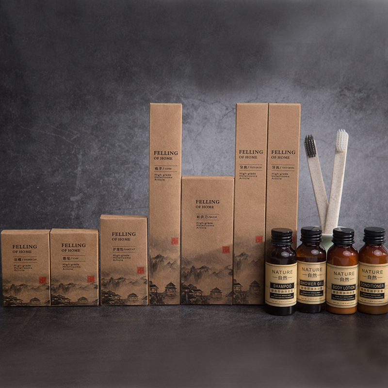 Factory Wholesale Disposable Toiletry Set B&B Hotel Travel Hotel Supplies Toothpaste Toothbrush Customization