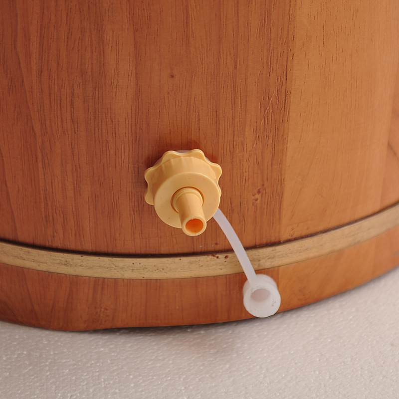 Foot tub wooden bucket special drain plug drain