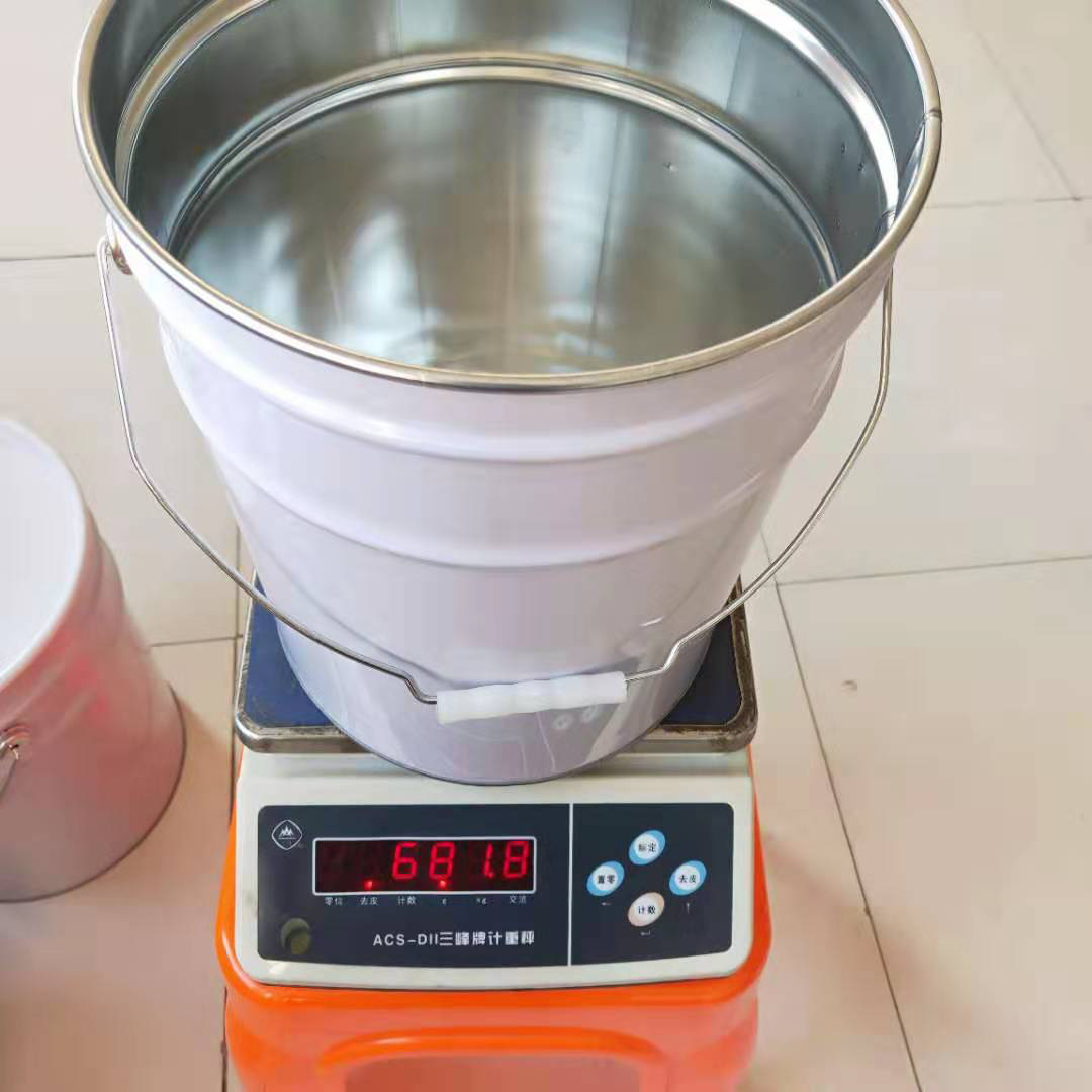 Customized 10L paint bucket tinplate metal powder packaging bucket 10L paint water-based solvent chemical bucket