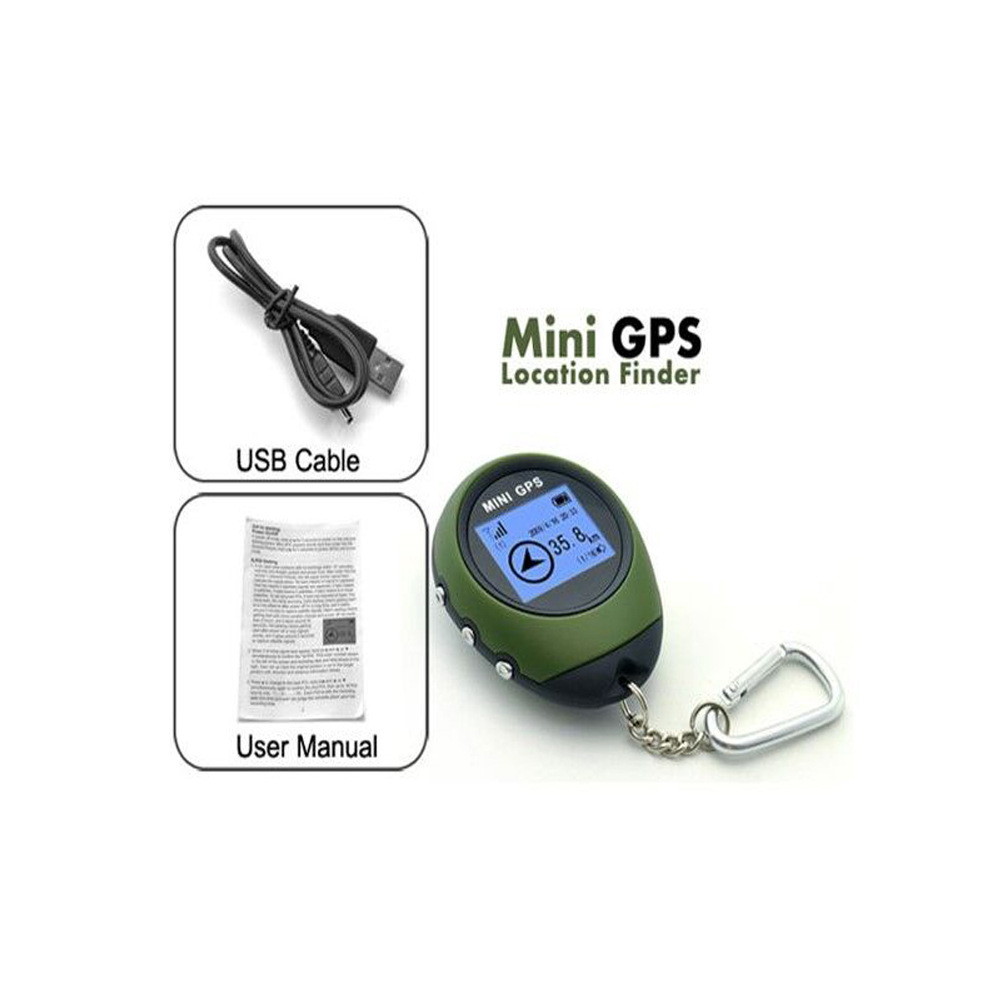Mini Gps Recorder for Mountaineering, Handheld Gps Navigator Pg03 for Finding Routes, Measuring Latitude and Longitude, and Providing Altitude Navigation and Guidance