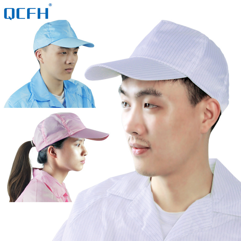 Anti-static hat dust-free workshop work hat labor protection head cover dust-proof small work hat big worker hat female dust-proof hat male