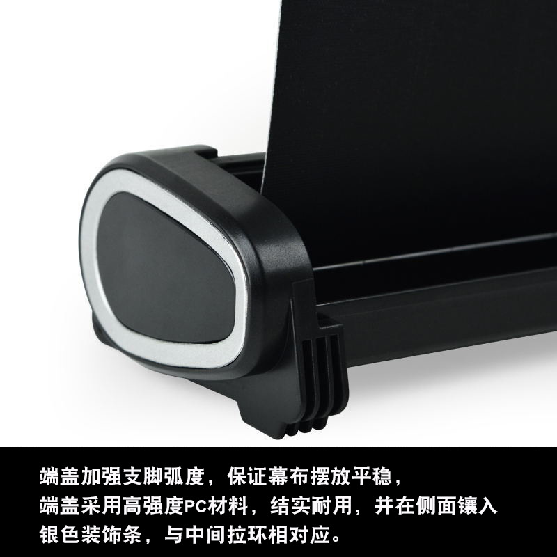 51.6inch :9 White Plastic Portable High-definition Micro Projector Table Screen Hot-selling Classy Aluminum Alloy Desktop Curtain