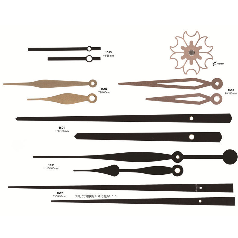 Supply Metal Clock Needles, Extended Timing Needles, Thick Shaft Pointers, Aluminum Needles, Clock Accessories, DIY Hour Hand Wall Clock Needles
