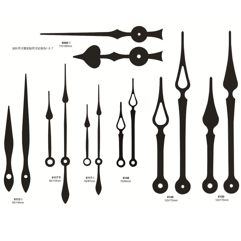 Supply Metal Clock Needles, Extended Timing Needles, Thick Shaft Pointers, Aluminum Needles, Clock Accessories, DIY Hour Hand Wall Clock Needles