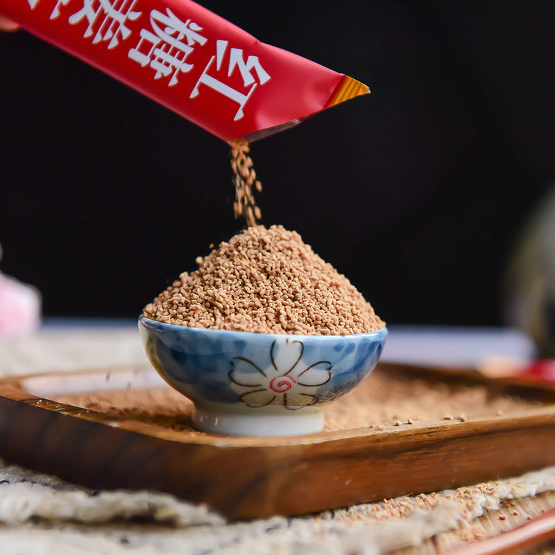 Huarun heart Sweet Brown Sugar ginger tea bulk particles 10G Big Aunt instant solid drink ginger juice ginger sugar tea wholesale