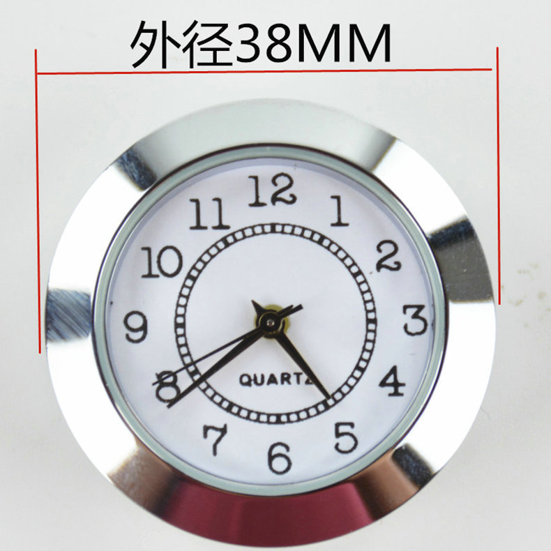 Manufacturers supply alloy/plastic 38MM crystal wood resin crafts meter face to sample