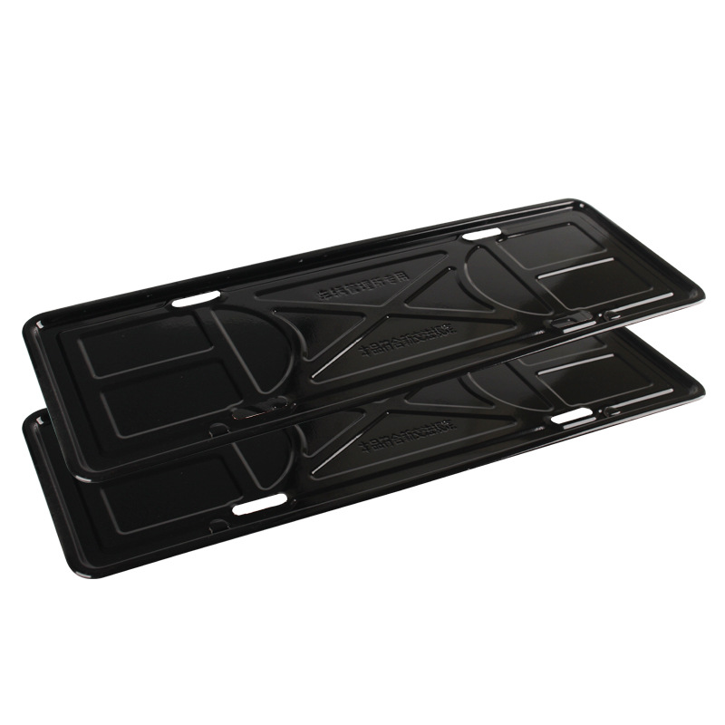 Manufacturer Wholesale License Plate Lights New Traffic Regulations Painted License Plate Frame License Plate Holder Fixing Screws