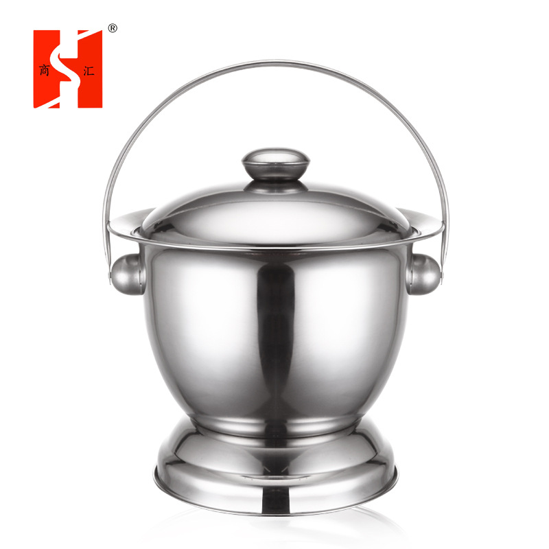 Stainless Steel Spittoon Wedding Accompanying Household Children Spittoon Toilet Bedroom Elderly Children Pregnant Women Old-fashioned Spittoon