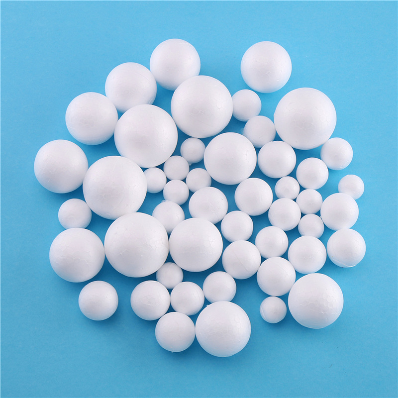 Foam Ball Round Ball Large White Hollow Kindergarten Wedding Solid Handmade DIY Styrofoam Round Half Decoration