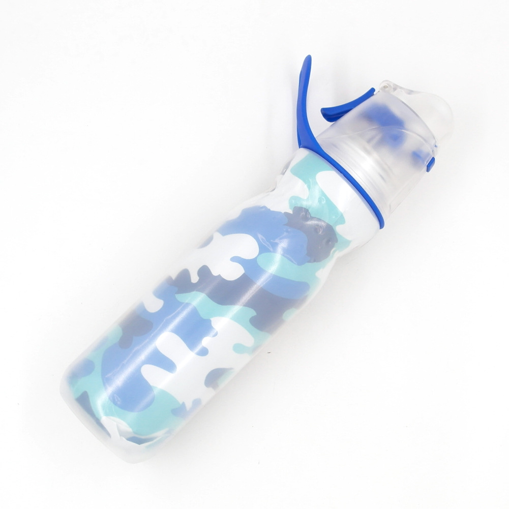 Spray water cup for children and students hot summer cooling portable anti-fall cold sports water cup