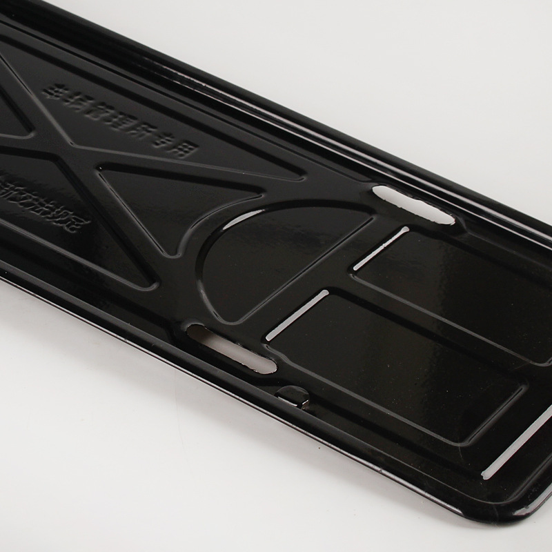 Manufacturer Wholesale License Plate Lights New Traffic Regulations Painted License Plate Frame License Plate Holder Fixing Screws