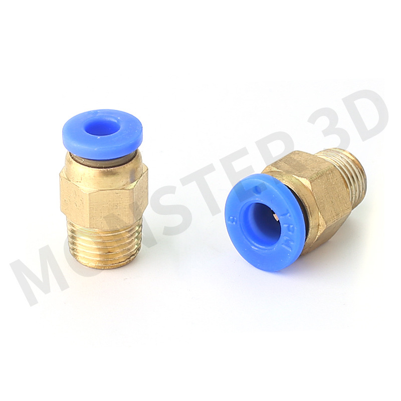 3D printer quick connector pneumatic quick connector PC4-M6 4-01 6-01 straight through quick plug penetration