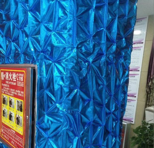 Gold Cloth Bronzing Cloth Wratch Pillar Folded Cloth Wratch Tree Crumpled Gold Cloth Wedding Wall Decoration Cloth Bronzing Cloth