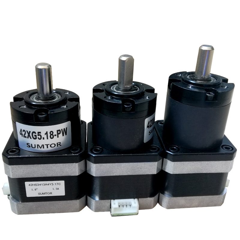Hybrid 42 Stepping Motor Planetary Reducer High Torque Speed Ratio 5.18 50 100 Deceleration Stepping Motor