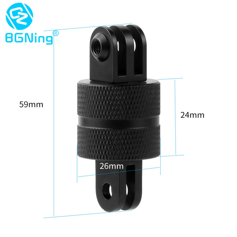 Bgning Photography Tripod Adapter 360-Degree Rotating Base Suitable for Gopro13/All Series Dji, Etc