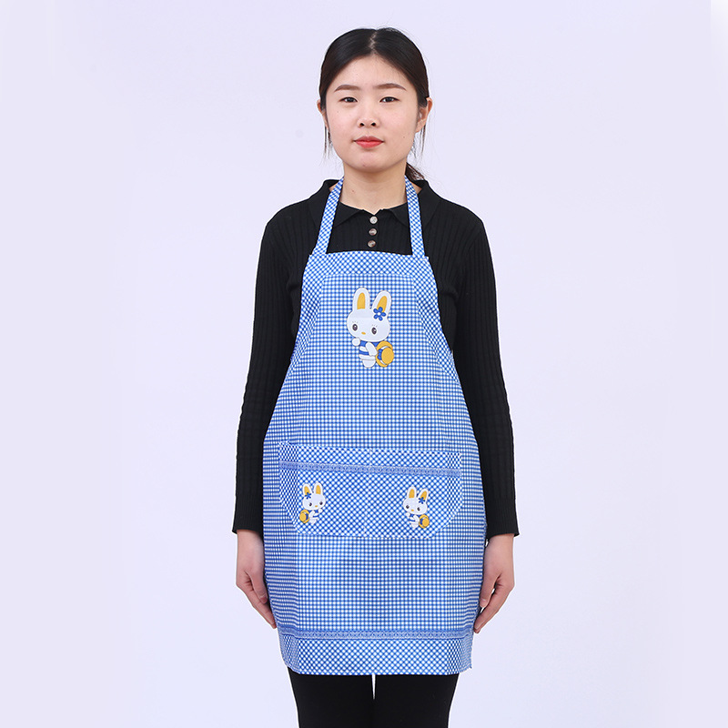Factory Polyester Apron Summer Apron Adult Korean Style Work Clothes Logo Hotel Gift Kitchen Apron