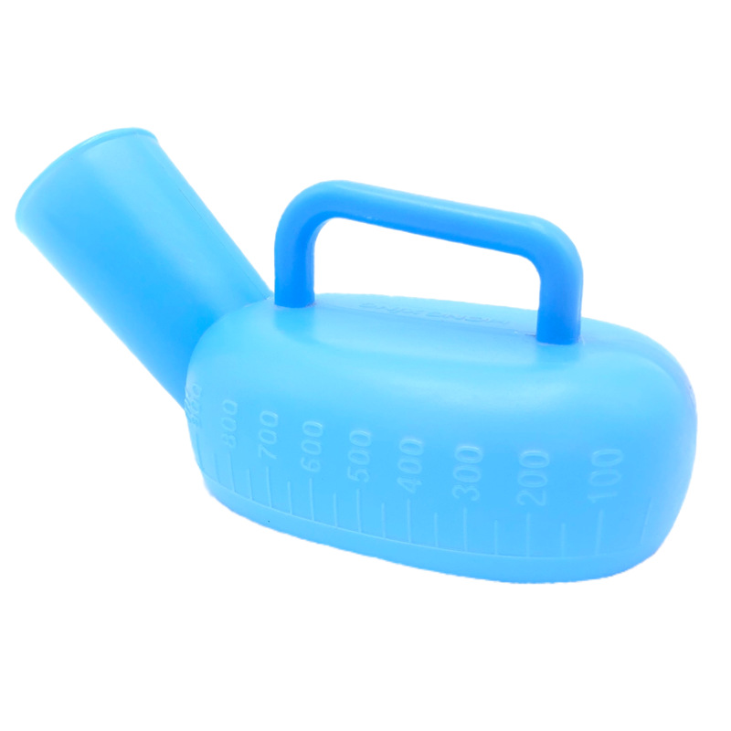 Plastic urinal ABS men's urinal adaptor household old man's night pot hospital urinal scale blue urinal