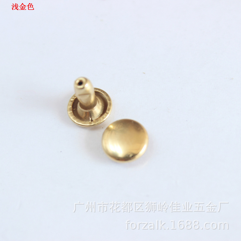 Nail DIY clothing decorative nail 6/8mm wide mushroom nail round head double nail fixing nail face width length can be set