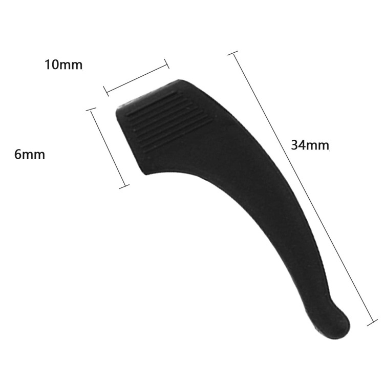 Silicone Glasses Non-Slip Cover Non-Slip Ear Hook Ear Cover Anti-Allergy Cover Leg Cover Glasses Accessories