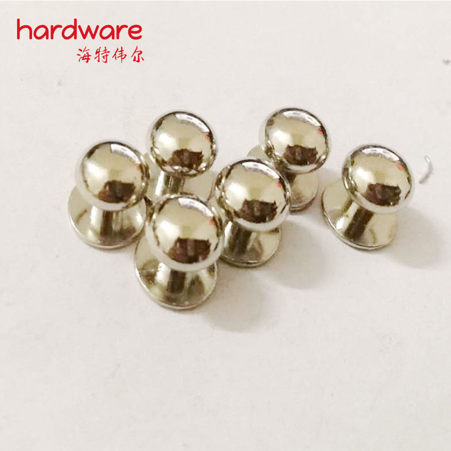 [Free Shipping] Zinc Alloy Monk Head Pacifier Nail Luggage Leather Goods Hardware Accessories Screw Handle Shoulder Strap Connection