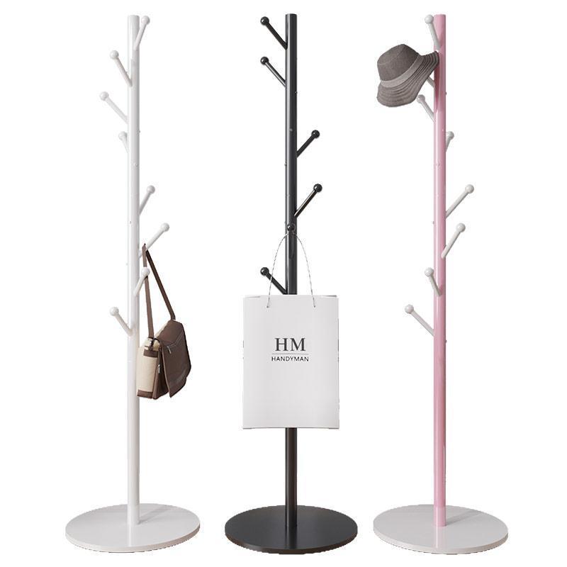 Coat Rack Floor Bedroom Simple Hanger Household Drying Hanger Bag Rack Assembly Economical Storage Rack