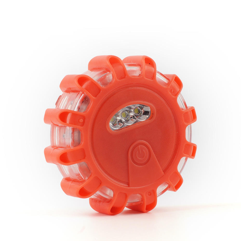 Road Safety red flashing warning light 12+3 LEDs