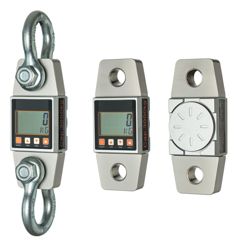 Promotional Tensile Dynamometer 3000kg Digital Digital Scale Hanging Scale 3 Tons Industrial Grade Portable Tensile Dynamometer