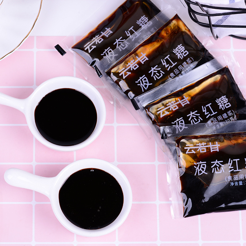 Оптовая продажа жидкого коричневого сахара 30г, для рисовых ингредиентов