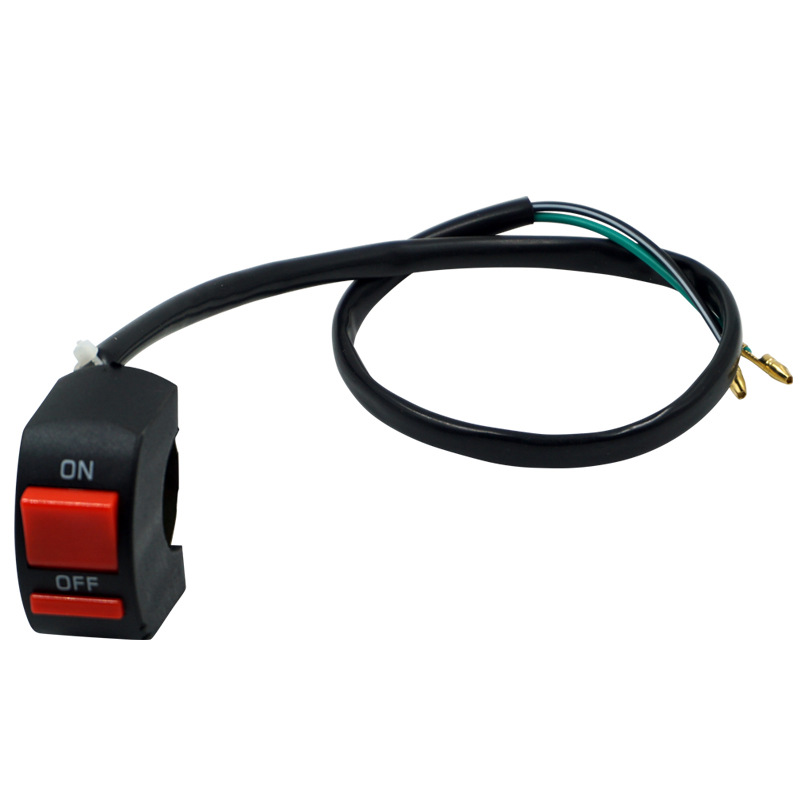 Motorcycle modification accessories off-road vehicle double flash switch LED headlight controller switch hazard light power off overtaking