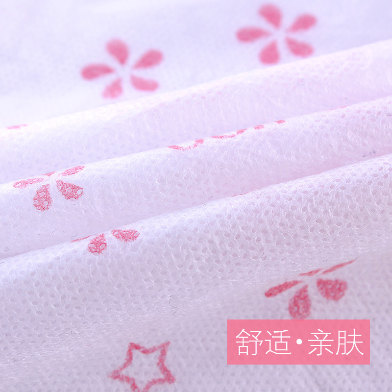 Disposable underwear sweat steaming travel Independent packaging SMS women's printed briefs non-woven double-layer paper underwear