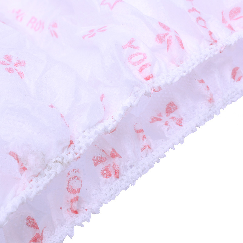 Disposable underwear sweat steaming travel Independent packaging SMS women's printed briefs non-woven double-layer paper underwear